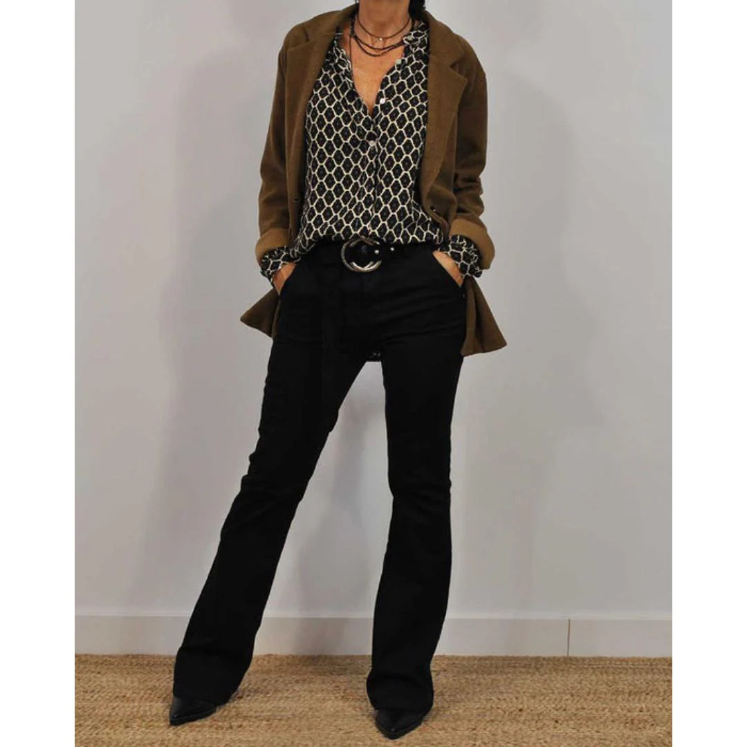 Zara - Blouse Décontractée à Col en V - Image 4